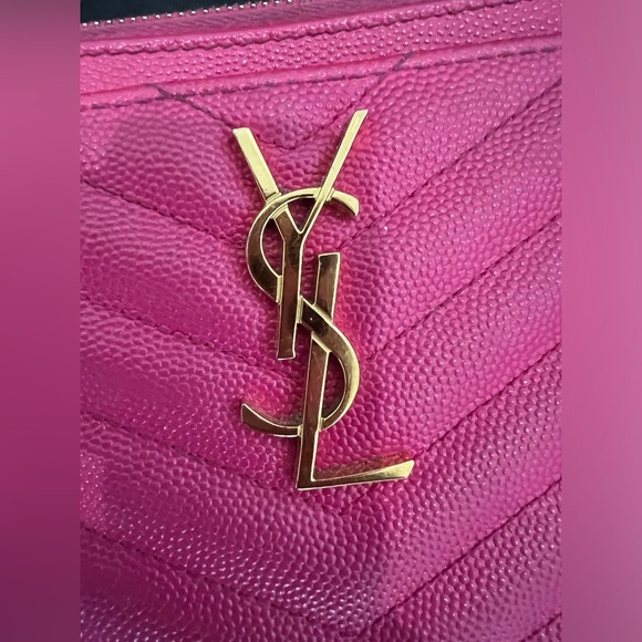 Reserved - Yves Saint Laurent monogram pink clutch and crossbody - Picture 2 of 12